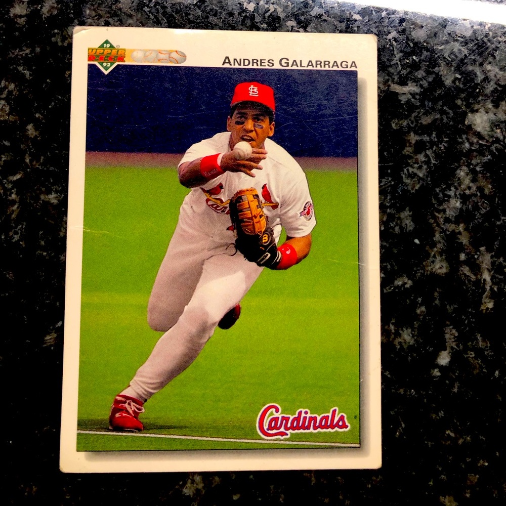 Andres Gallaraga 1992 Upper Deck #758 baseball card!!